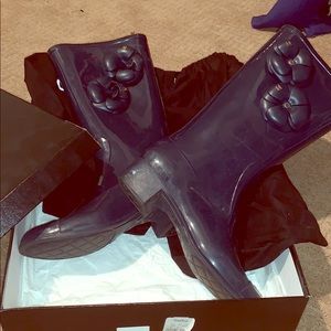Authentic Chanel Rain boots